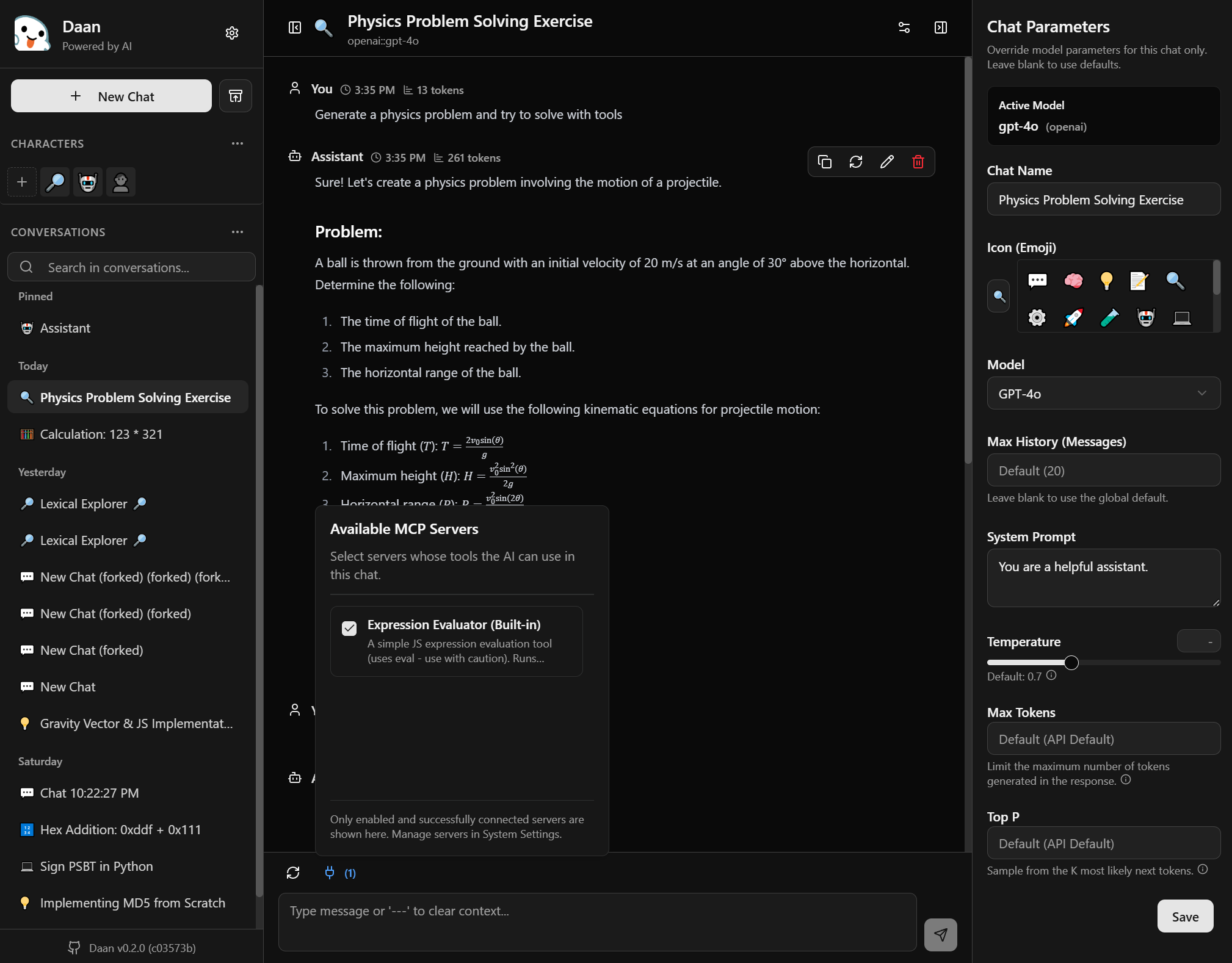 Dark Mode Screenshot